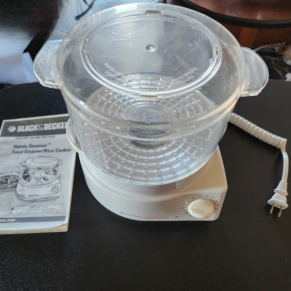 Black & Decker HS80 Handy Steamer Rice Cooker - White - With Manual- - Picture 2 of 9